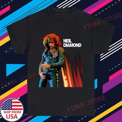 Neil Diamond Hot August Night Uomo Nero Taglia S-5XL