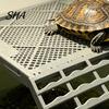 Reptile Sunning Dock Solid Form Hanging Turtle Basking Platform with Suction Cups, Non-Slip Easy Clean Plastic Ramp Ramp, Aquariums Tank Accessories