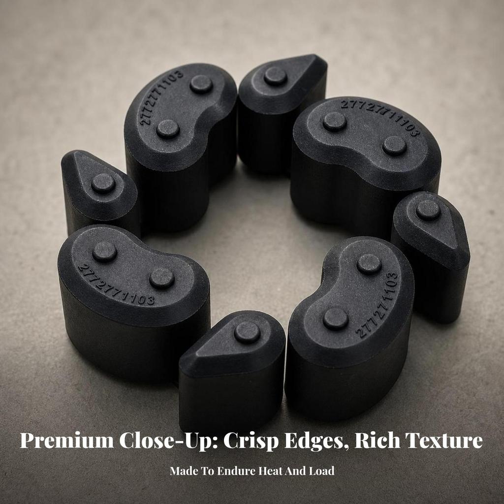 6 Pieces Hub Damper Direct Replacement Drivetrain Cushion Molded
