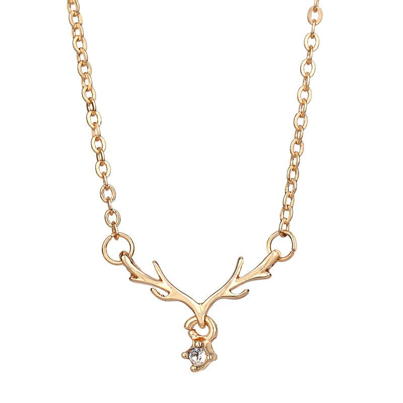 Trendy 2021 Antler Charm Necklace Perfect Gift For Weddings And Travel