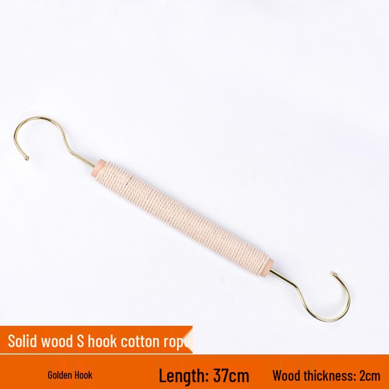 Solid Wood Acrylic Clip Hanger for Clothing Stores – Perfect for Children's Wear, Women's Wear, Pants, Scarves, Hats, and Socks.