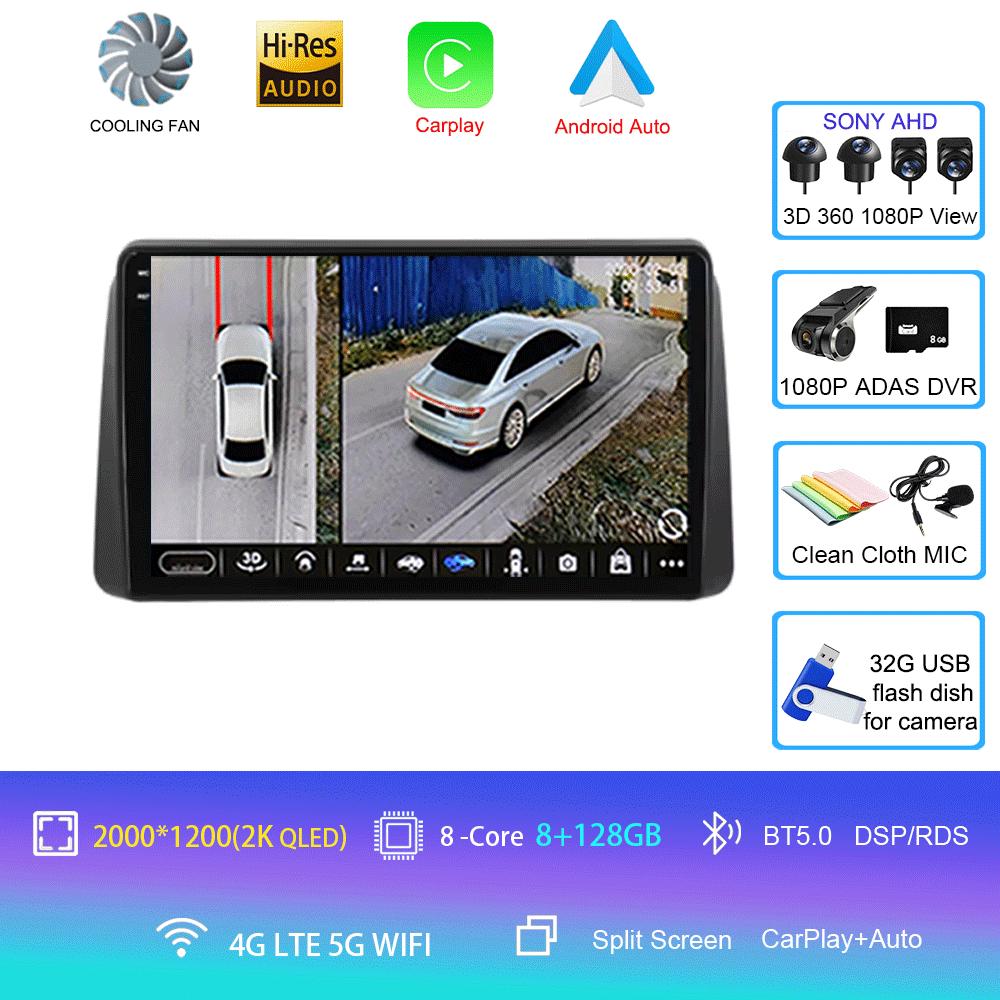 For Chrysler Town&Country 2011-2016 2 Din Android 14 Car Radio Video Player GPS Multimedia Stereo Head Unit Bluetooth5.0