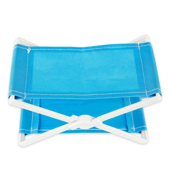 Sdraietta da Spiaggia Vintage Poggiatesta Esterno Pieghevole Cuscino da Spiaggia Portatile Leggero Compatto Telaio a X Poggiatesta Pieghevole