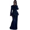2025 Autumn European & American Women's Professional Long-Sleeve Cardigan Suit Two-Piece