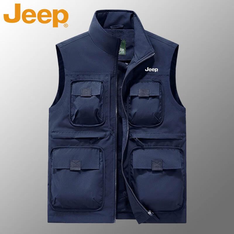 JEEP Men s Multi-Pocket Outdoor Workwear Vest 3XL