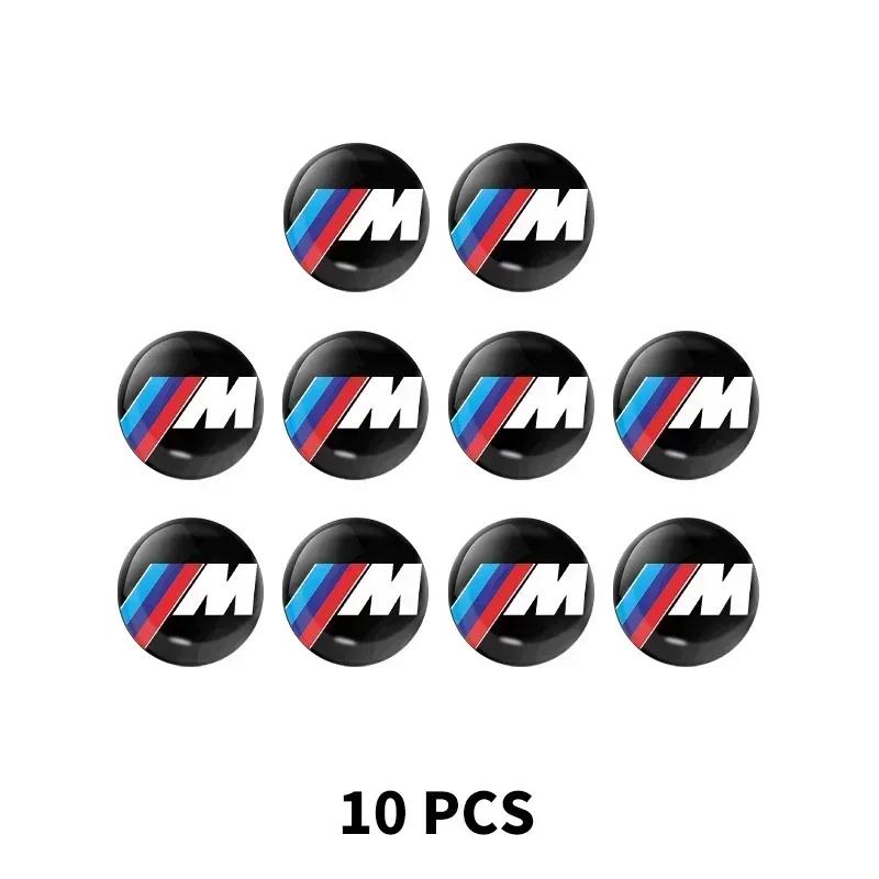 E60 New 10Pcs Car Styling Lock Keyhole Stickers Decoration Protection For BMW M Performance E36 E60 E90 X2 X1 X3 X5 E46 E39 E70