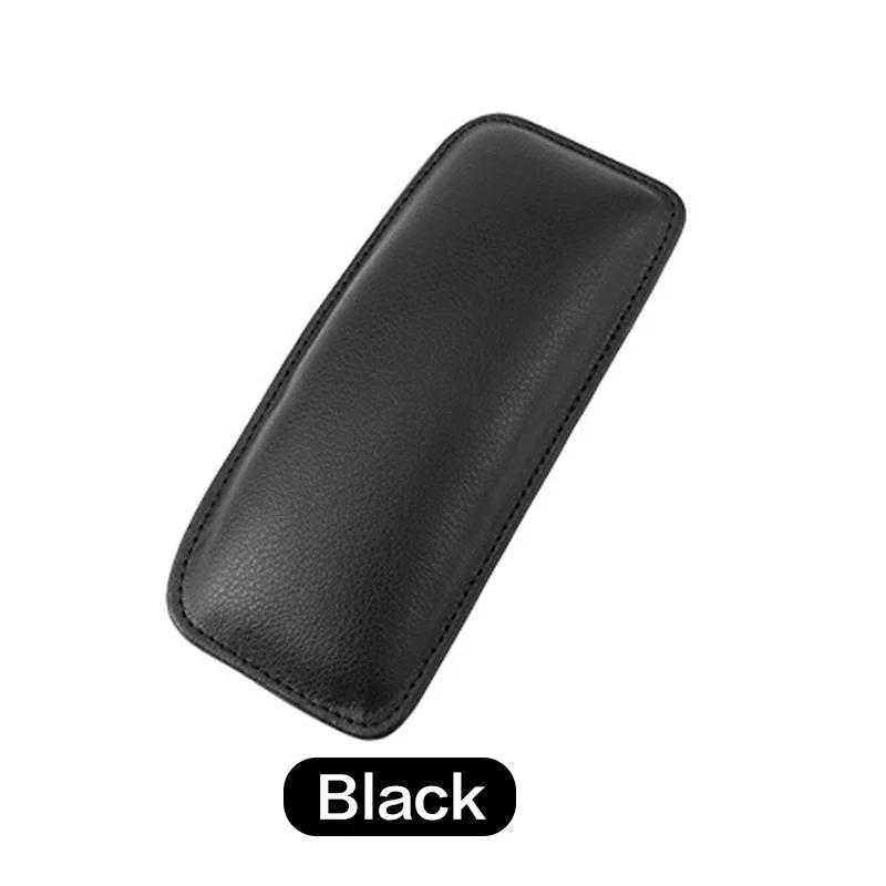 

Car Knee Cushion Leather Knee Pad Memory Foam Thigh Support Universal Car Truck Accessories Leather&Four Seasons чёрный