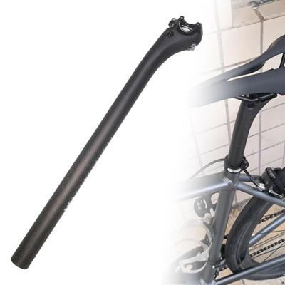 Bike Carbon Seatpost BMX Seat Post Fiber Offset Ultralight Bicycle Tube, Matte