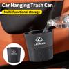 Car Door Trash Can Seatback Cup Holder Tools Storage Box Interior For Lexus UX250h RX450h CT200h RX400h NX300h RX350 RX300 GX