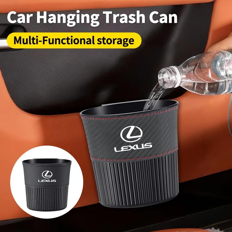 Car Door Trash Can Seatback Cup Holder Tools Storage Box Interior For Lexus UX250h RX450h CT200h RX400h NX300h RX350 RX300 GX