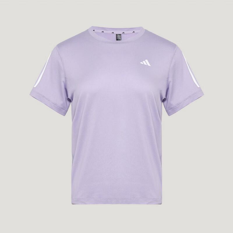 Adidas Women s 3-Stripes Training Short Sleeve Tee M