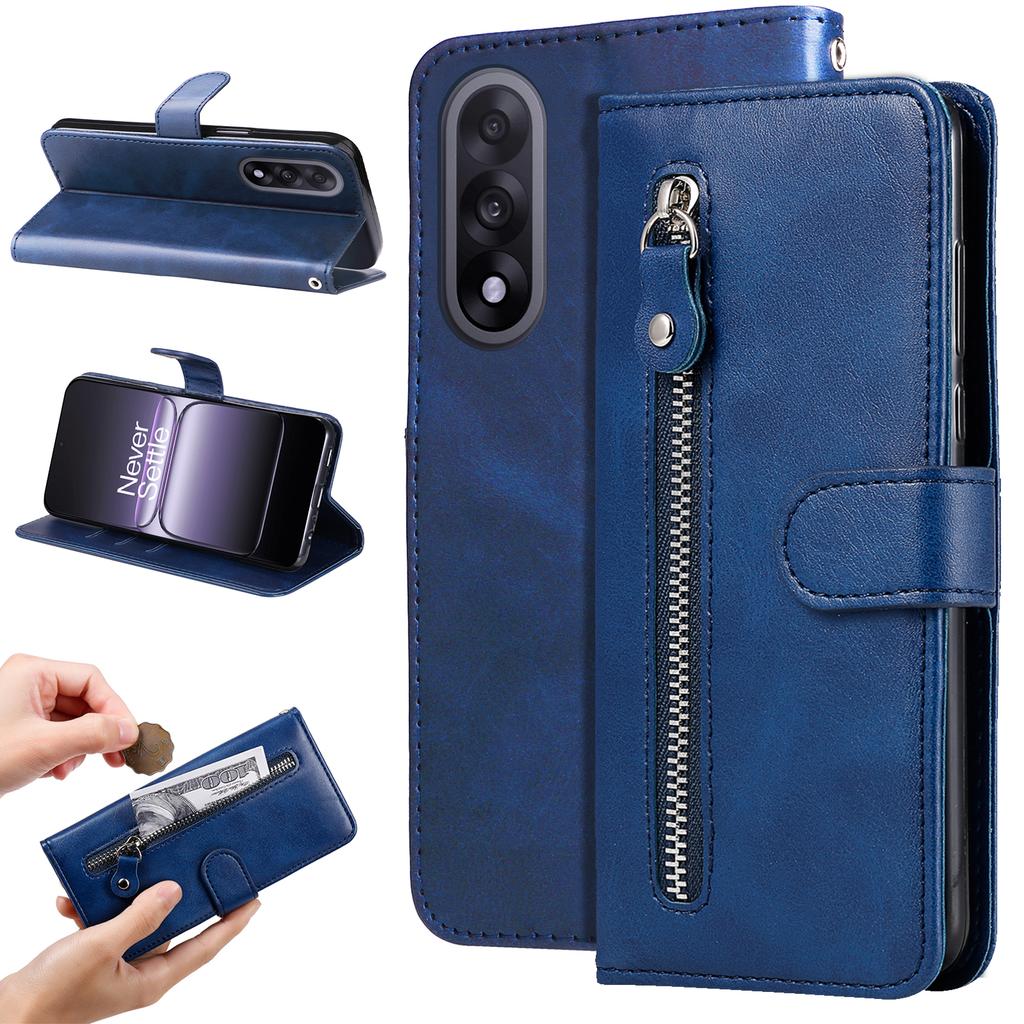 For OnePlus Ace 5 Ultra 5G/OnePlus Nord 5 5G PU Leather Cases with Zipper Pocket Wallet Phone Cover Stand