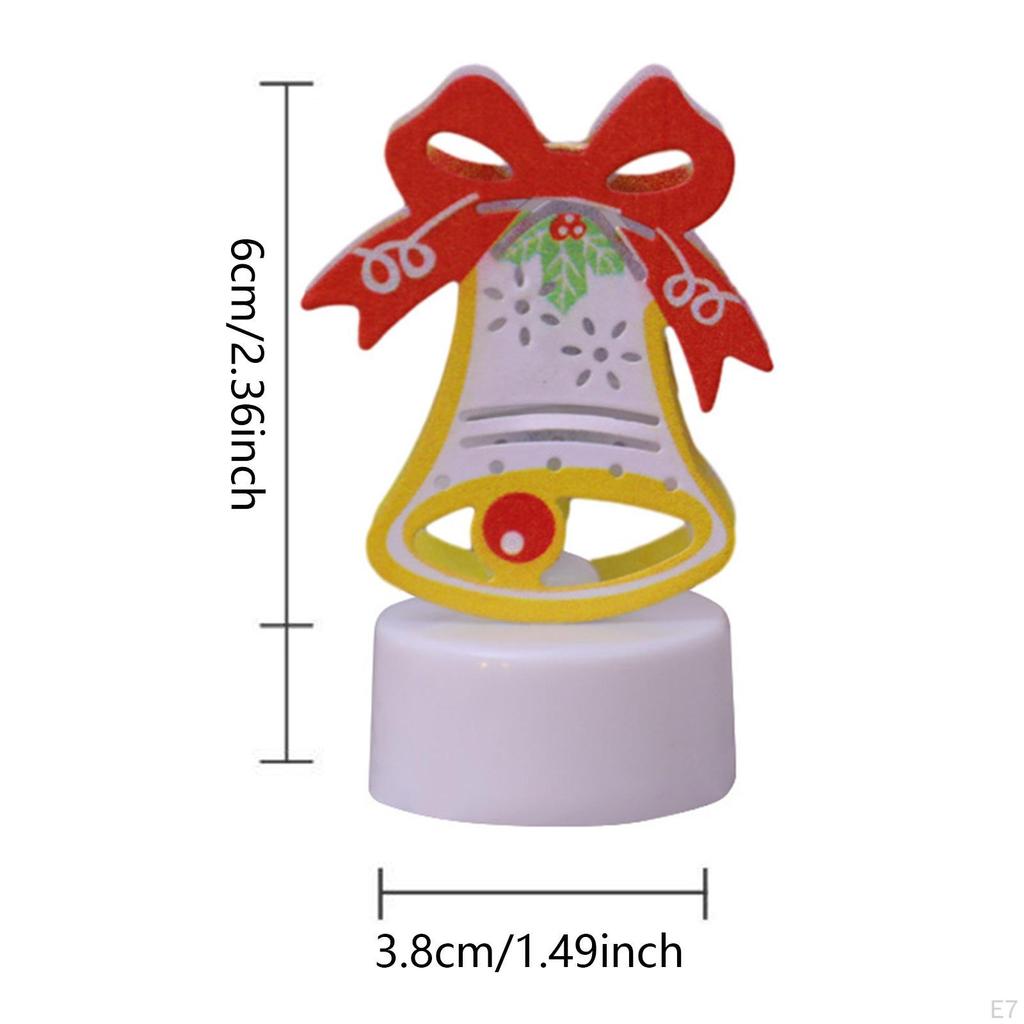 Weihnachtsstatue Nachtlicht Nachttischlampe für Heimdekoration Figur Tischschmuck Wohnzimmer