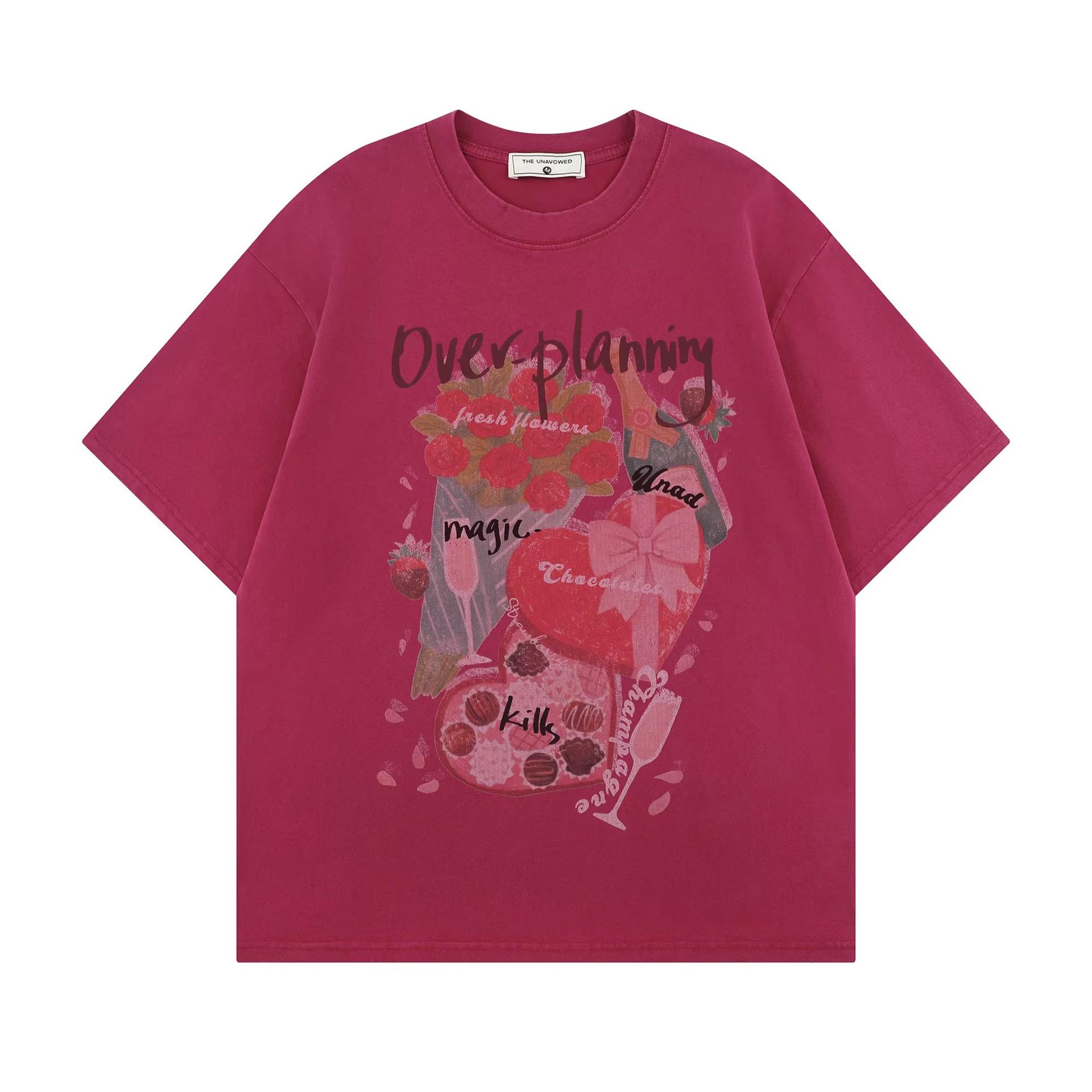 

Women s Trendy Distressed Loose-Fit Short Sleeve T-shirt, Spring/Summer 2026 - Slimming Design 3XL