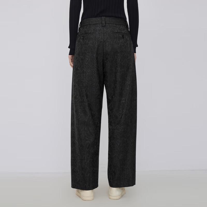 LESS Merino Wool Blend Straight Leg Commuter Trousers 2N9E11780