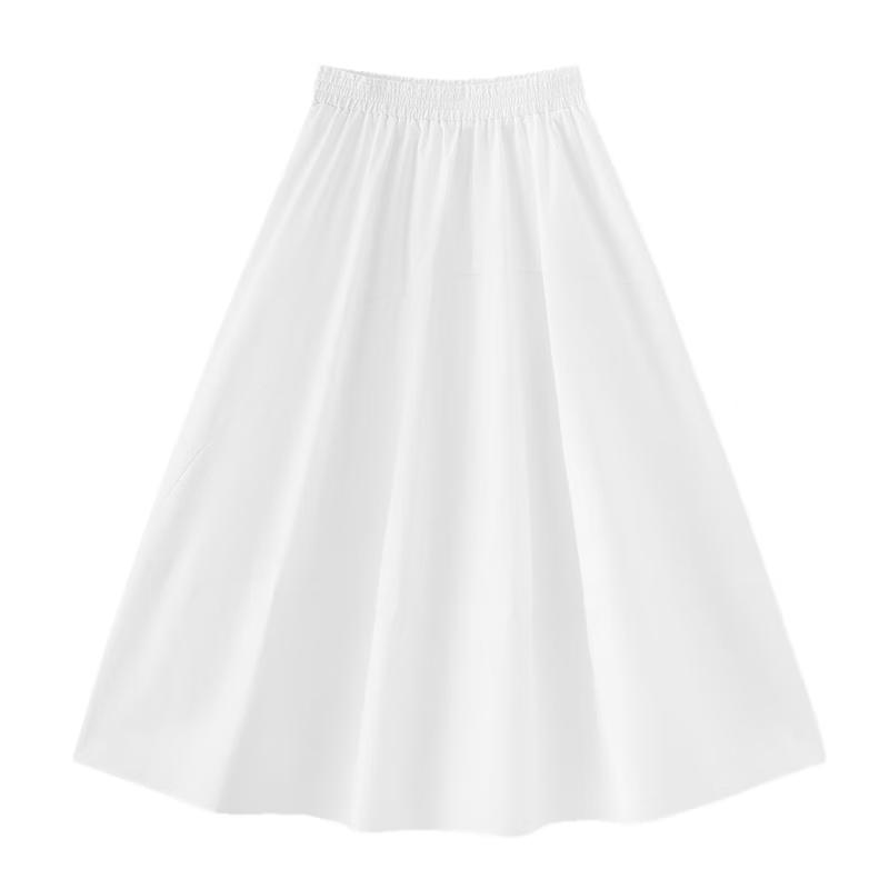 Semir Women s High-Waist Textured A-Line Long Skirt XS