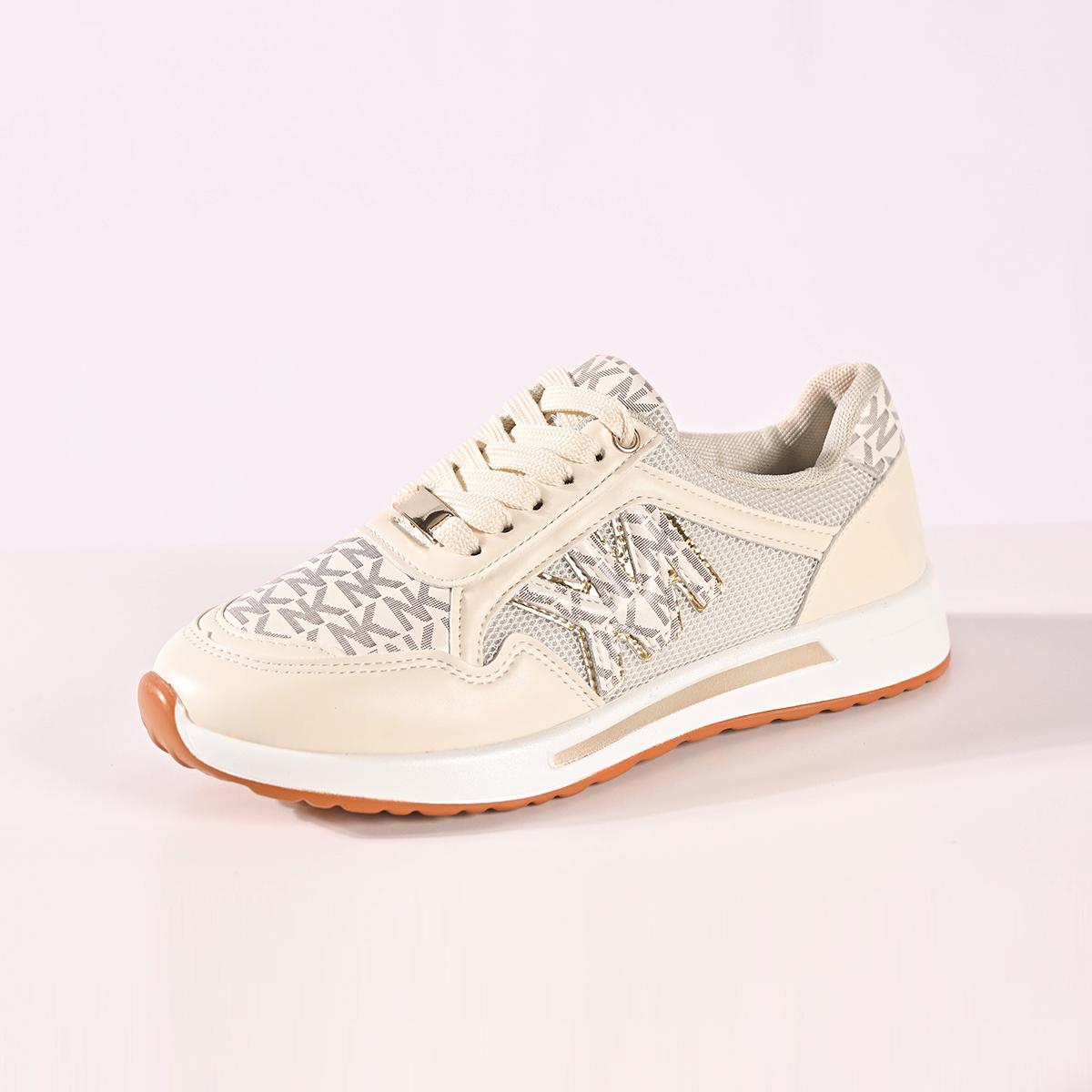 

Женские повседневные кроссовки из искусственной кожи, высококачественные женские модные весенние кроссовки, женские туфли на платформе из вулканизированной кожи Zapatillas De Mujer 36 бежевый