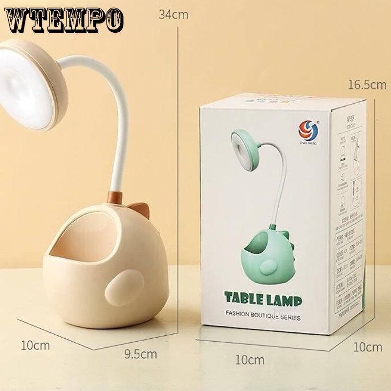 Eye Protection Desk Lamp Desk Student Dormitory Reading Night Light Led Bedroom Bedside Lamp USB Rechargeable Creative Desk Lamp