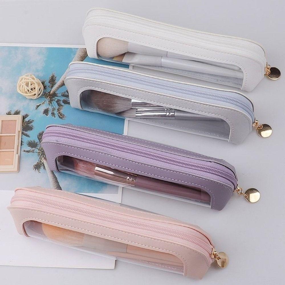 Lightweight Cosmetic Storage Pouch Waterproof Makeup Organizer Pencil Case  Student