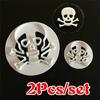 2 Teile/satz Schädel Form Fondant Kuchen Cookie Sugarcraft Schneider Formen Werkzeuge Halloween Piraten Flagge Kuchen D