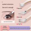 High-Precision Eyelash Tweezers Set for Beginner Technicians - Golden Feather Clamps