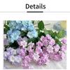 Green Leaves Artificial Jasmine Flower Silk Petals Faux Flower Simulation Flower  Desktop Ornaemnt