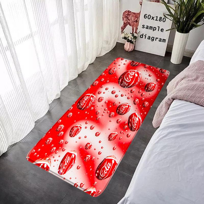 Floor Mat Non-slip Foot Rug for Entryway Cocas Hallway Carpet Colas Kitchen Water Adsorbed Rugs Fluffy Bedside Mats Home Decor