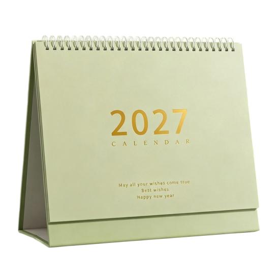 Blocco Lista di Controllo Attività Calendario da Scrivania 2026-2027, Ottobre 2026-Dicembre 2027 Calendario 14 Mesi, Grande Planner Accademico per Studenti Pianificazione Desktop, Organizzazione