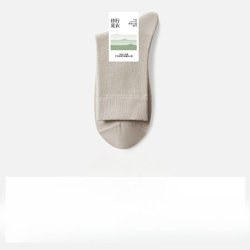 Cotton Sock Children Summer Light Style Pure Cotton Mid-calf Socks with Mesh Ventilation, Breathable and Antibacterial, Odor-resistant In Summer.