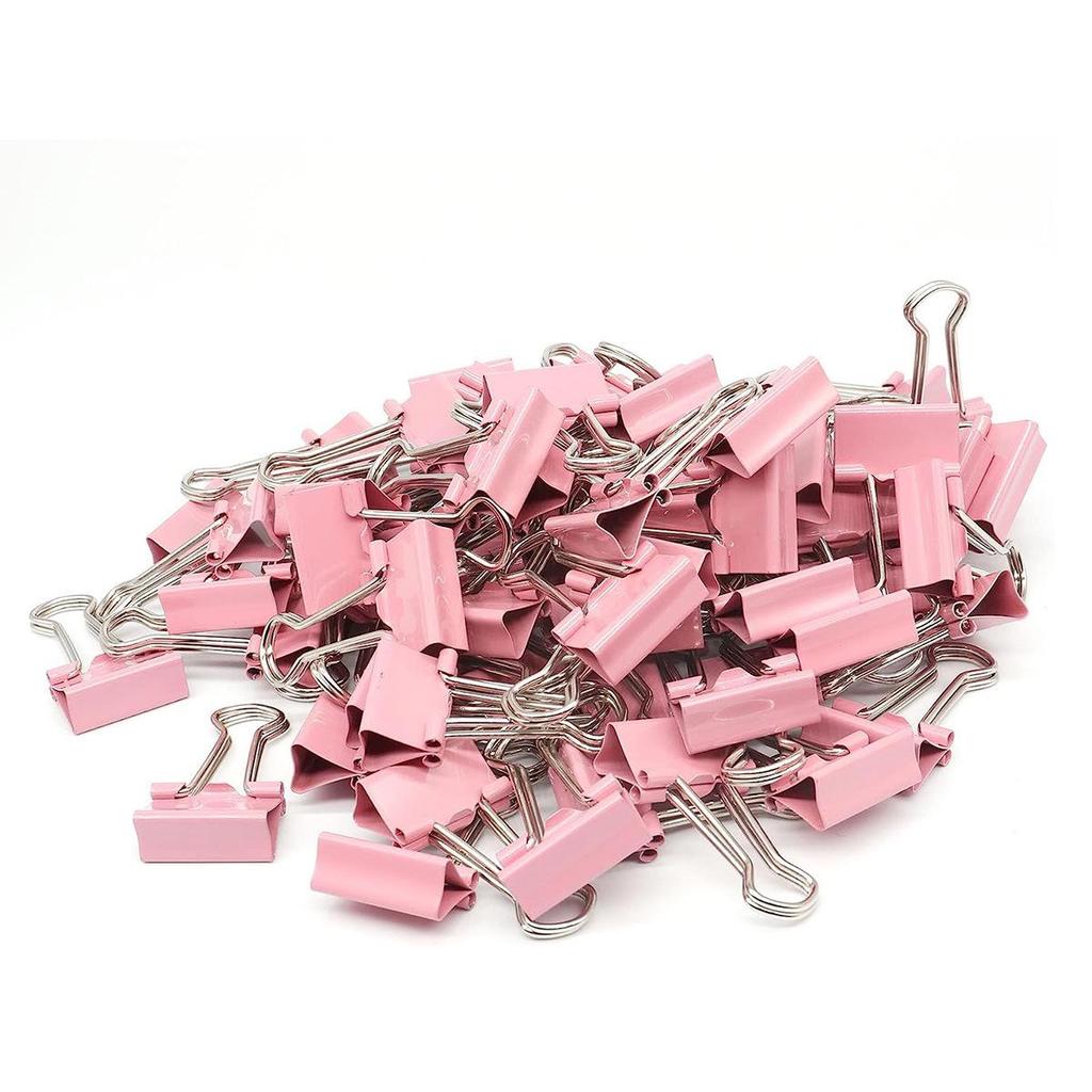 Multicolor Metal Long-Tail and Black Tail Clip Set for Binding and Stationery