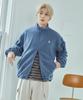 COVERNAT Velour Stripe Long Sleeve Gray