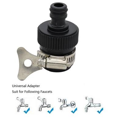 Durable Universal Water Faucet Adapter Plastic Hose Fitting Hose Irrigation Garden Suit For 13-24mm OD Tap