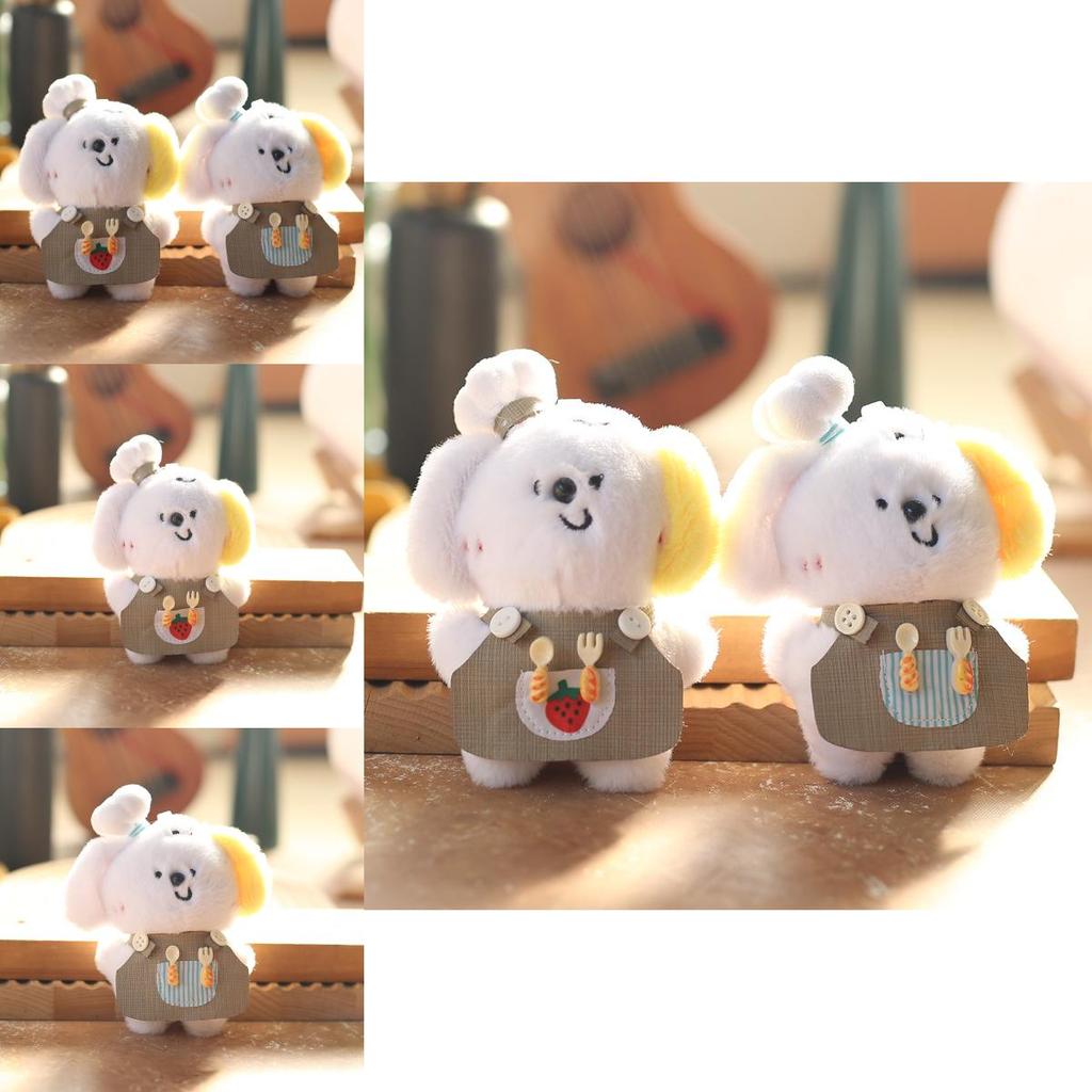 Chef Puppy Plush Toy Keychain Backpack Charm Pp Cotton 12cm Gift For Girls Kids