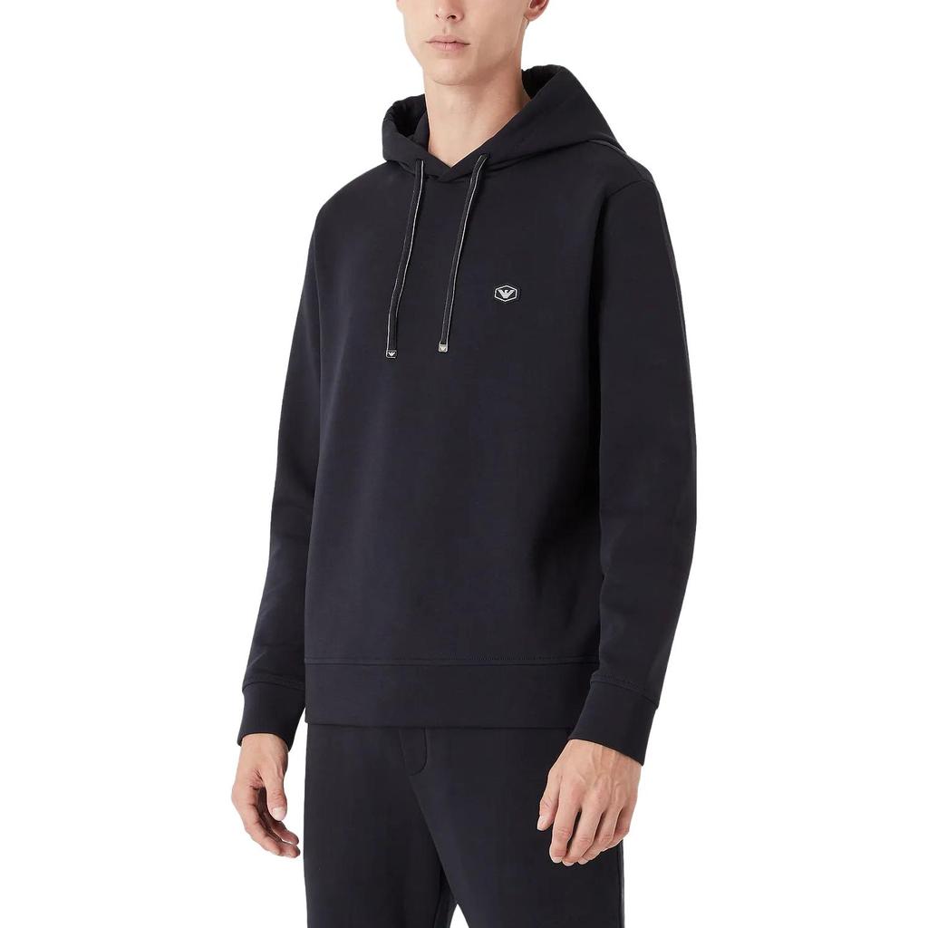 Emporio Armani Hooded Sweatshirt with Micro Logo Patch 8N1MD01-JHSZ1-0920