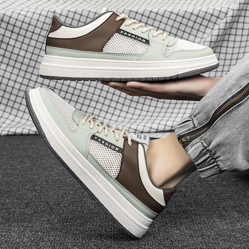 Fashion Shoes For Men Mesh Breathable Canvas Sneakers Male Summer Walking Sneakers