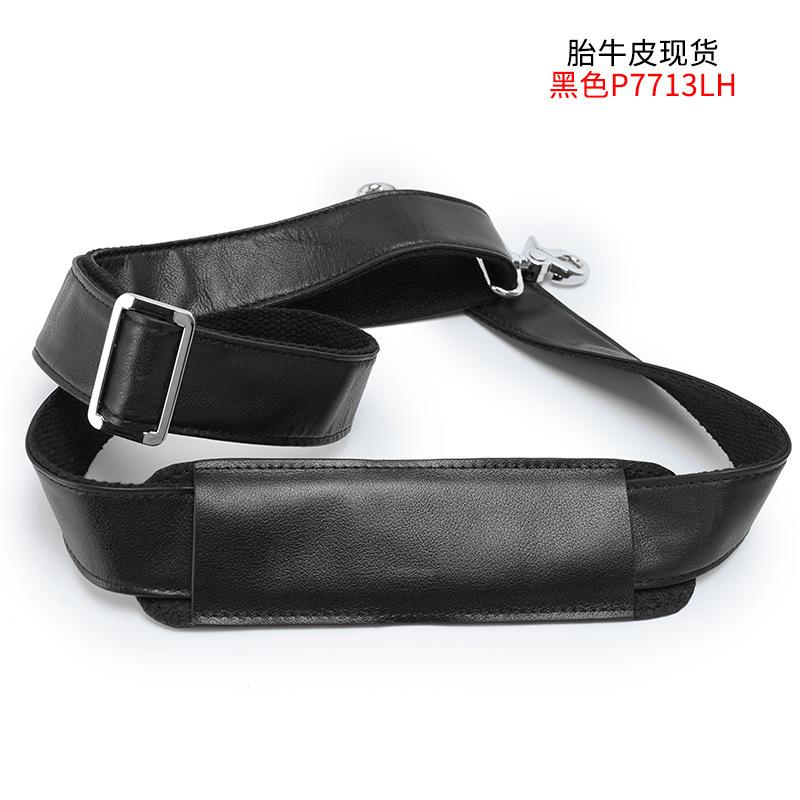 Vintage Fully Cow Leather Replacement Shoulder Strap for Briefcase Luggage Messenger Bag Sling Detachable Shoulder Strap