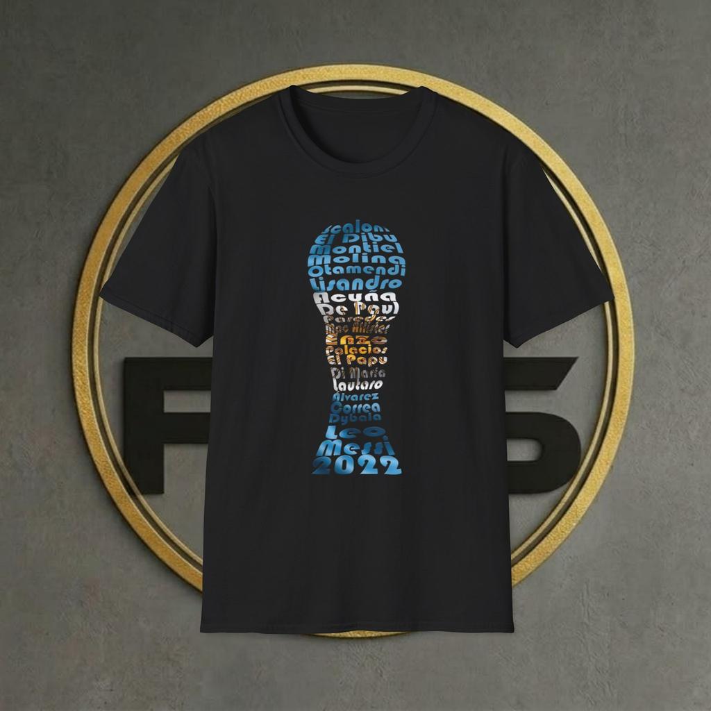 Argentina Campeones del Mundo World Cup Unisex Softstyle T-Shirt 15 COLORS