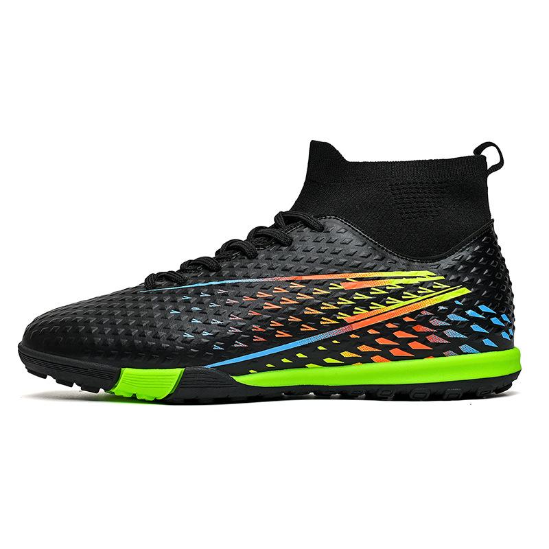New High-top AG Long Nails TF Broken Nails Outdoor Students Adult Grass Game Training Football Shoes In Stock