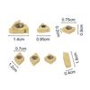 7pcs CCMT060204 11IR 16ER MGMN200 DCMT070204 Turning Tools Carbide Inserts For Shank Lathe Boring Bar