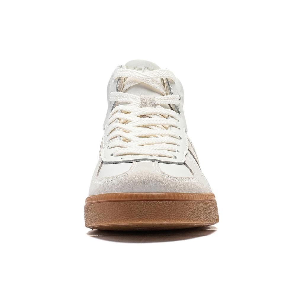 Li Ning Yun Chuan Hi Sklisikre Slitesterke Høytopp Fritidssko Damesneakers Skyhvit AGCT302-1