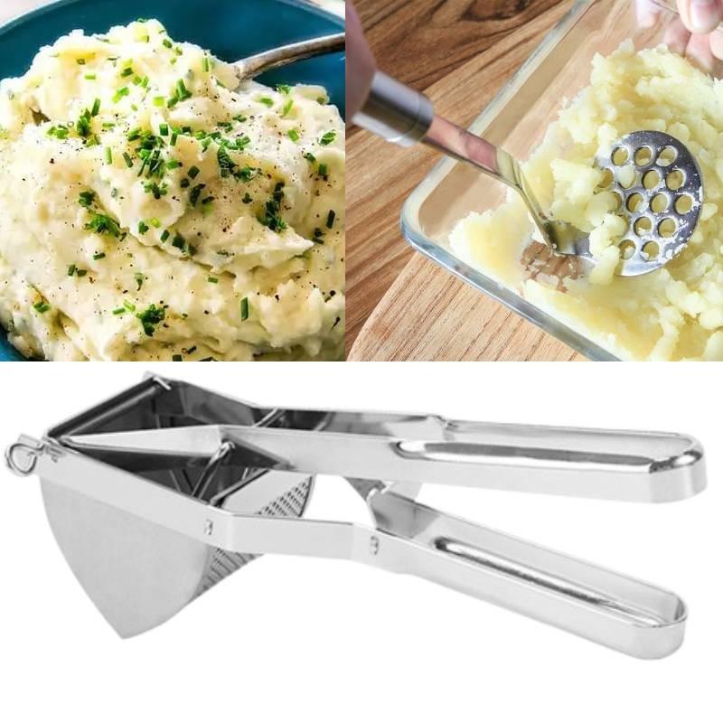 Potato Stainless Steel Ricer Masher Fruit Press Juicer Crusher Tool Squeeze