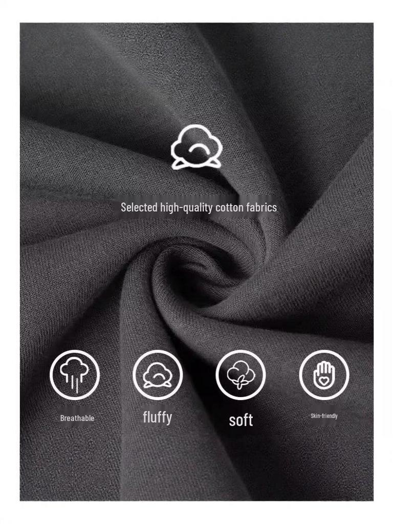 Trendy American High Street 2025 Autumn/Winter Round Neck Printed Long Sleeve Hoodie Pullover