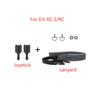 For DJI Mini 4 Pro Air 3 RC 2 Lanyard Shoulder Neck Strap Hanging Sling Screen Remote Control Joystick Sun Hood Tempered Film