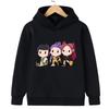 KPOP Devil Hunter Boy Girl Hoodie Street Sports Casual Trendy Harajuku Cartoon Children Autumn Winter Sweatshirt Clothing Top