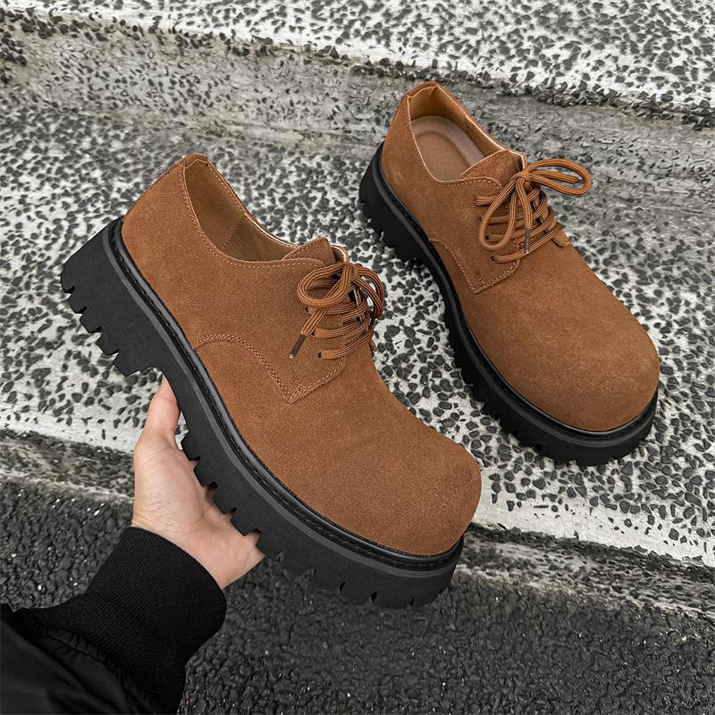Fashion Trendy Thick Soled Men's Shoes Classic Minimalist and Luxurious Styles Fashion and Leisure Party Daily Office Work Young Shoes