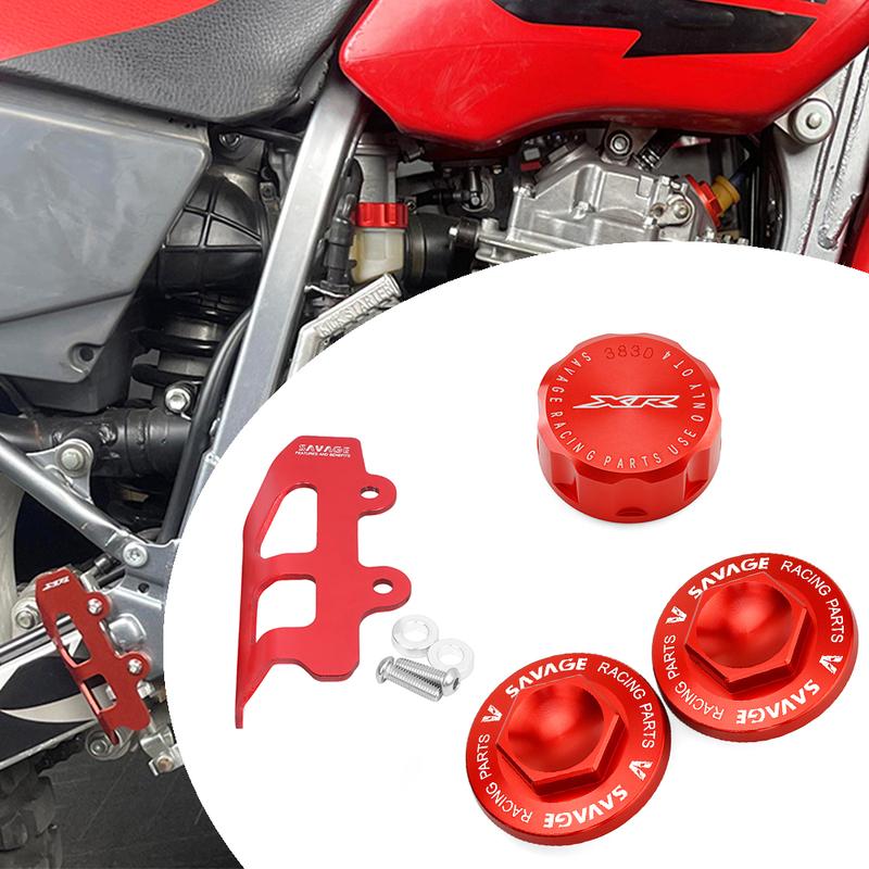 XR400R Motocross Frame Fairing Protector Plug For Honda XR 400R Engine Crankcase Sprocket Cover Hanger Plate Brake Hose Clamp