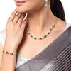 Jewellery Set for Women American Diamond Combo of Necklace Set with Earrings, Bracelet and Ring for Girls and Women
