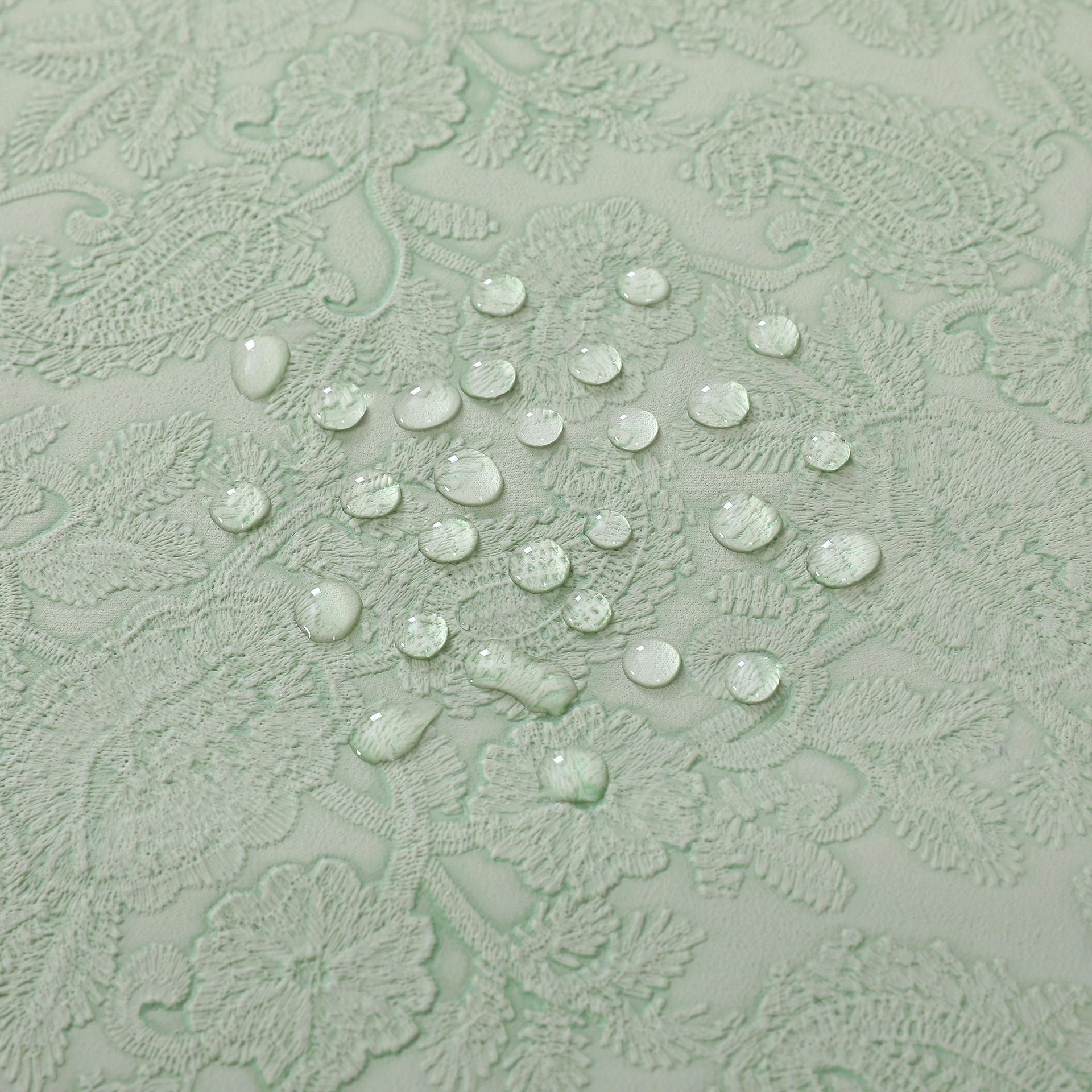 

Водонепроницаемая и маслостойкая скатерть из искусственной кожи, тисненая скатерть, утолщенная ткань, теплоизоляционный светильник, роскошная высококачественная скатерть 110*160 зелёный