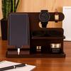 RINHAPI Wooden Smartphone Stand, Desk Organizer, and Dock Station, Perfect Gift for Men or Birthday