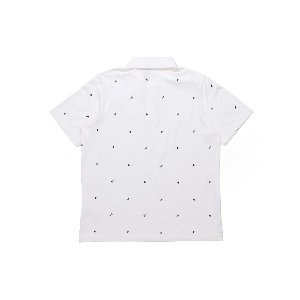 adidas Aop Logo Print Trainings-Polohemd Herren Oberteile Weiß GP0998